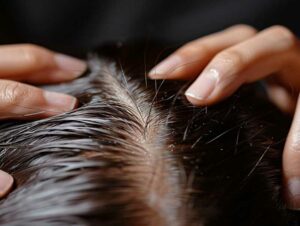 Hair restoration Colorado Springs TImeless Aesthetics, LLC, woman's hairline