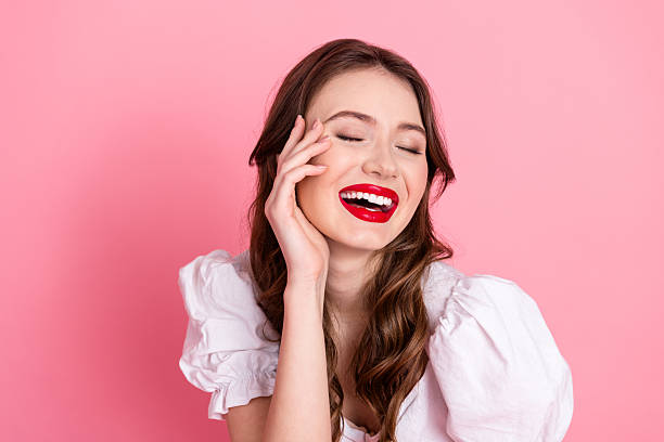 Woman happy after Aesthetic Treatment