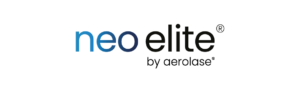 Aerolase Neo Elite laser device logo used for advanced skin treatments in Colorado Springs